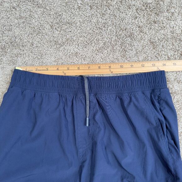 Rhone Mako Unlined Short Mens Medium 9" Blue Athletic Gym Training - Picture 3 of 9